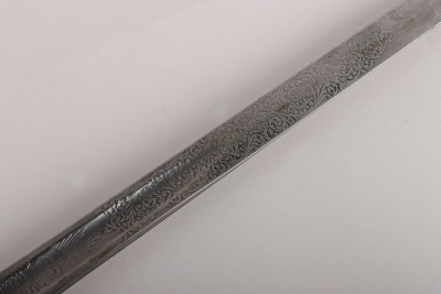 An Edward 7th 1897 Pattern Infantry Officers sword by HENRY WILKINSON PALL MALL LONDON, PATENT SOLID HILT, No.38136 - 13