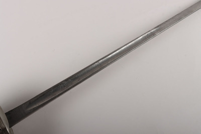 An Edward 7th 1897 Pattern Infantry Officers sword by HENRY WILKINSON PALL MALL LONDON, PATENT SOLID HILT, No.38136 - 15