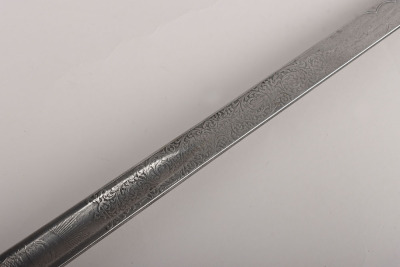 An Edward 7th 1897 Pattern Infantry Officers sword by HENRY WILKINSON PALL MALL LONDON, PATENT SOLID HILT, No.38136 - 19