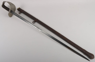An Edward 7th 1897 Pattern Infantry Officers sword by HENRY WILKINSON PALL MALL LONDON, PATENT SOLID HILT, No.38136 - 21