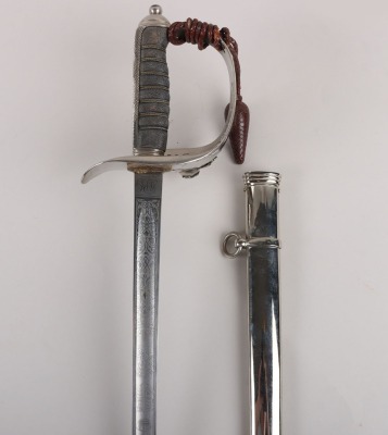 A good Edward 7th 1897 Pattern Infantry Officers Sword of the Northumberland Fusiliers - 2