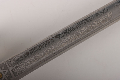 A good Edward 7th 1897 Pattern Infantry Officers Sword of the Northumberland Fusiliers - 9