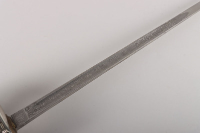 A good Edward 7th 1897 Pattern Infantry Officers Sword of the Northumberland Fusiliers - 12