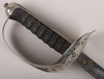 An 1897 pattern Victorian Royal Engineers Officers Sword of Lt. General Sir Ronald Maxwell by Henry Wilkinson, Pall Mall, London, No.36029 - 3