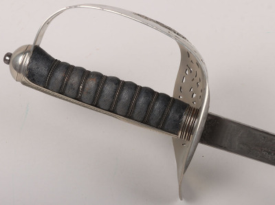An 1897 pattern Victorian Royal Engineers Officers Sword of Lt. General Sir Ronald Maxwell by Henry Wilkinson, Pall Mall, London, No.36029 - 4