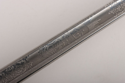 An 1897 pattern Victorian Royal Engineers Officers Sword of Lt. General Sir Ronald Maxwell by Henry Wilkinson, Pall Mall, London, No.36029 - 7