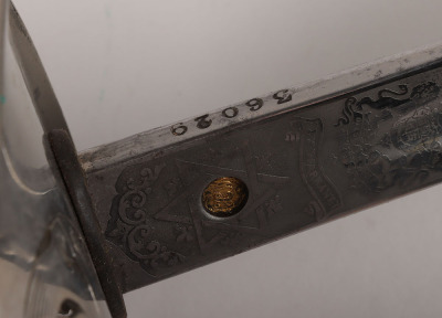 An 1897 pattern Victorian Royal Engineers Officers Sword of Lt. General Sir Ronald Maxwell by Henry Wilkinson, Pall Mall, London, No.36029 - 9