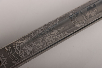 An 1897 pattern Victorian Royal Engineers Officers Sword of Lt. General Sir Ronald Maxwell by Henry Wilkinson, Pall Mall, London, No.36029 - 12