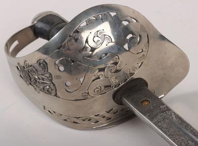 An 1897 pattern Victorian Royal Engineers Officers Sword of Lt. General Sir Ronald Maxwell by Henry Wilkinson, Pall Mall, London, No.36029 - 16