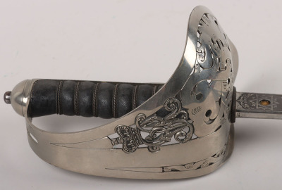 An 1897 pattern Victorian Royal Engineers Officers Sword of Lt. General Sir Ronald Maxwell by Henry Wilkinson, Pall Mall, London, No.36029 - 17