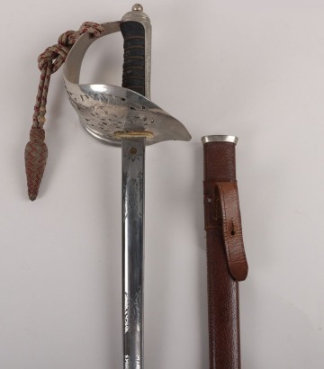 A rare 1897 pattern Edward 8th Infantry Officers Sword