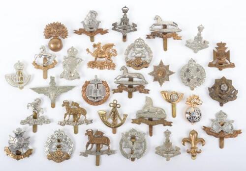 30x British Infantry Regimental Cap Badges