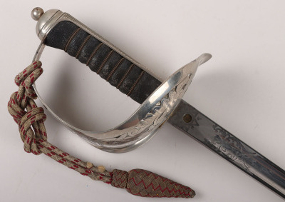 A rare 1897 pattern Edward 8th Infantry Officers Sword - 4