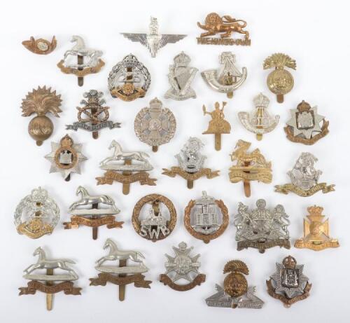 30x British Infantry Regimental Cap Badges