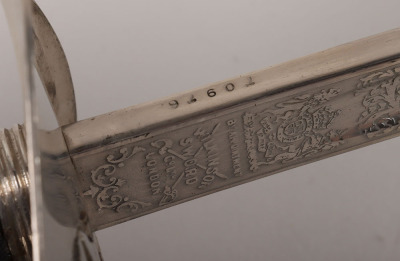 An 1897 pattern Elizabeth 2nd Royal Marines Officers Sword by Wilkinson Sword Co. Ltd. London, No. 70976 - 10