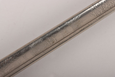 An 1897 pattern Elizabeth 2nd Royal Marines Officers Sword by Wilkinson Sword Co. Ltd. London, No. 70976 - 13