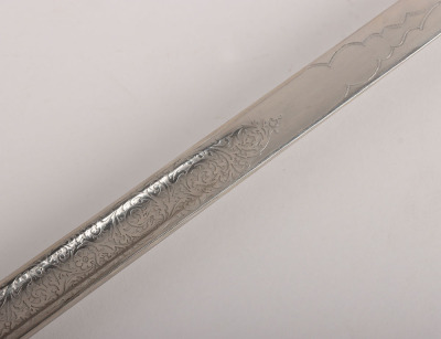 An 1897 pattern Elizabeth 2nd Royal Marines Officers Sword by Wilkinson Sword Co. Ltd. London, No. 70976 - 14
