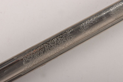 An 1897 pattern Elizabeth 2nd Royal Marines Officers Sword by Wilkinson Sword Co. Ltd. London, No. 70976 - 15