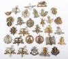 30x British Infantry Regimental Cap Badges - 2