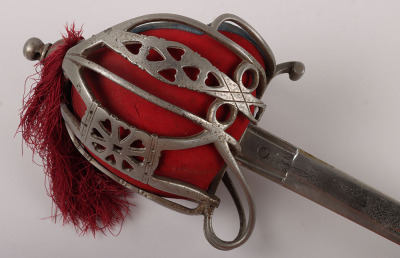 A Victorian Scottish military basket hilt broadsword - 3