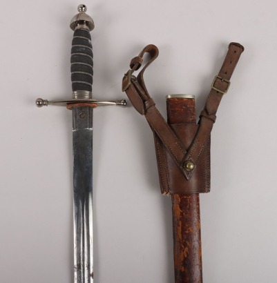 A late Victorian Officers Undress Sword of the ROYAL SCOTS FUSILIERS