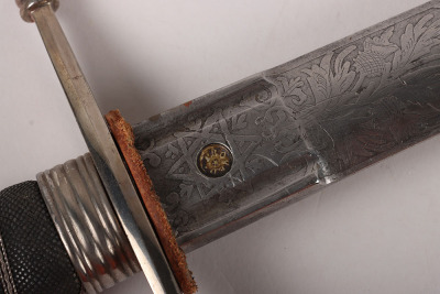 A late Victorian Officers Undress Sword of the ROYAL SCOTS FUSILIERS - 6