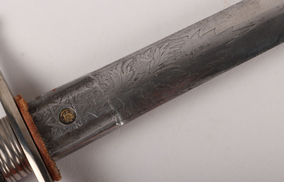 A late Victorian Officers Undress Sword of the ROYAL SCOTS FUSILIERS - 7
