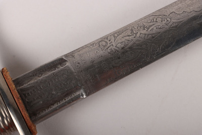 A late Victorian Officers Undress Sword of the ROYAL SCOTS FUSILIERS - 11