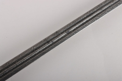 A George 5th Officers Scottish basket hilt broadsword of the Royal Scots Fusiliers by HENRY WILKINSON PALL MALL LONDON No.58263 - 10