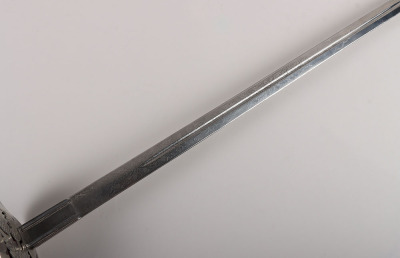 A George 5th Officers broadsword of Brigadier General Norman Richard Crockatt, CBE DSO MC the Royal Scots Fusiliers by HENRY WILKINSON PALL MALL LONDON No.44310 - 5