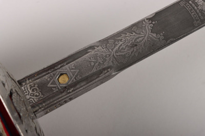 A George 5th Officers broadsword of Brigadier General Norman Richard Crockatt, CBE DSO MC the Royal Scots Fusiliers by HENRY WILKINSON PALL MALL LONDON No.44310 - 12