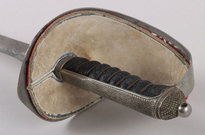 A George 5th Officers broadsword of Brigadier General Norman Richard Crockatt, CBE DSO MC the Royal Scots Fusiliers by HENRY WILKINSON PALL MALL LONDON No.44310 - 18