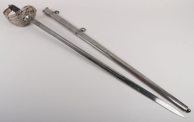 A George 5th Officers broadsword of Brigadier General Norman Richard Crockatt, CBE DSO MC the Royal Scots Fusiliers by HENRY WILKINSON PALL MALL LONDON No.44310 - 19