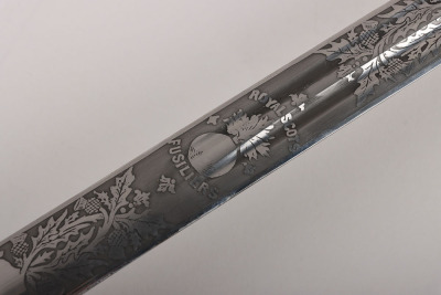 An Elizabeth II Field Officers Sword of the Royal Scots Fusiliers - 11