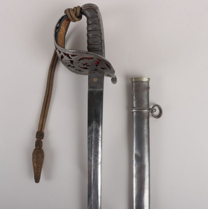 A good Victorian Field Officers sword of Major Charles Edgar Croker-King the 78th Highlanders (the Rossshire Buffs)