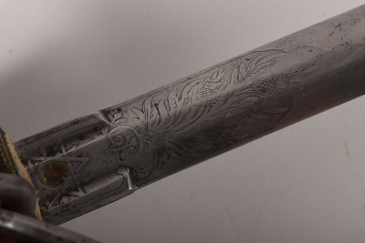 A scarce Victorian Officers basket hilt broadsword of the Highland Light Infantry (Borderers) - 16