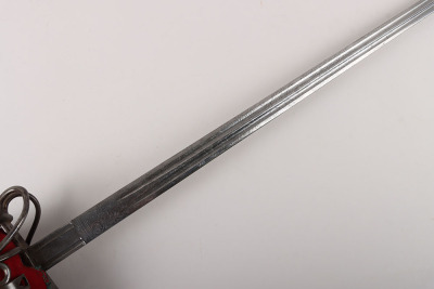 A scarce Victorian Scottish Officers basket hilt broadsword of the 93rd Highlanders - 7