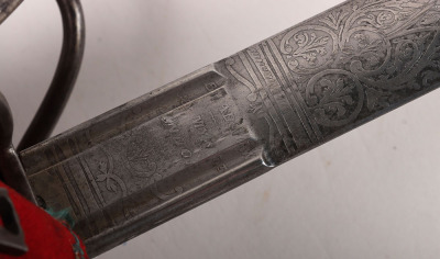A scarce Victorian Scottish Officers basket hilt broadsword of the 93rd Highlanders - 8