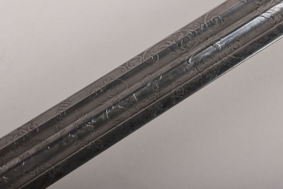 A scarce Victorian Scottish Officers basket hilt broadsword of the 93rd Highlanders - 9