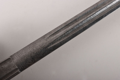 A scarce Victorian Scottish Officers basket hilt broadsword of the 93rd Highlanders - 12