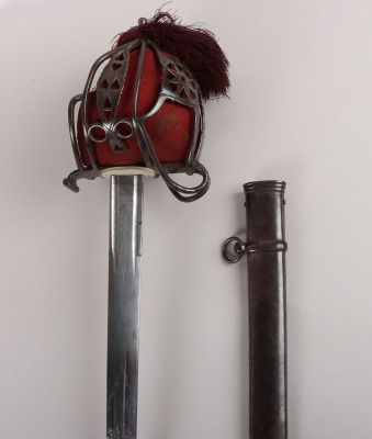 A Scottish Victorian Officers basket hilt broadsword of the 72nd Highlanders (The Duke of Albany&rsquo;s Own Highlanders) by Johnstone, Sackville St. London & Dawson St. Dublin - 2