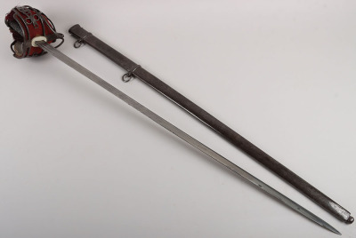 A Scottish Victorian Officers basket hilt broadsword of the 72nd Highlanders (The Duke of Albany&rsquo;s Own Highlanders) by Johnstone, Sackville St. London & Dawson St. Dublin - 18