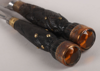 A Victorian Officers Scottish Highland dirk of the 72nd Highlanders, Light Company, c.1855 by CATER&rsquo;S 56 Pall Mall London - 5