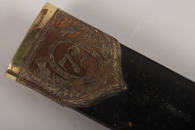 A Victorian Officers Scottish Highland dirk of the 72nd Highlanders, Light Company, c.1855 by CATER&rsquo;S 56 Pall Mall London - 6