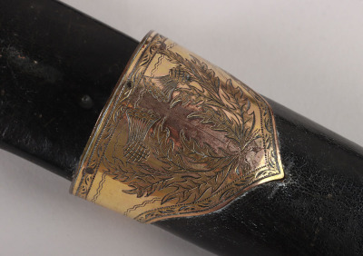 A Victorian Officers Scottish Highland dirk of the 72nd Highlanders, Light Company, c.1855 by CATER&rsquo;S 56 Pall Mall London - 7