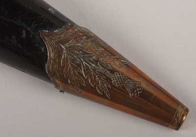 A Victorian Officers Scottish Highland dirk of the 72nd Highlanders, Light Company, c.1855 by CATER&rsquo;S 56 Pall Mall London - 9