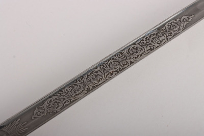 A good Edward 7th Royal Field Artillery Officers Sword of Hon. Col. George Ambrose Pinney M.C. and bar, R.F.A, ADC to Field Marshal Haig, by HENRY WILKINSON PALL MALL LONDON - 14