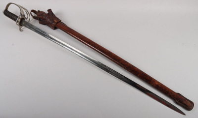 A good Edward 7th Royal Field Artillery Officers Sword of Hon. Col. George Ambrose Pinney M.C. and bar, R.F.A, ADC to Field Marshal Haig, by HENRY WILKINSON PALL MALL LONDON - 18