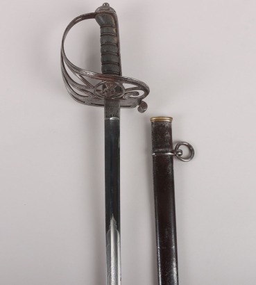 A Victorian 1827 pattern Rifle Officers piquet weight sword of Major Henry Marsham, 60th King’s Royal Rifle Corps by HENRY WILKINSON PALL MALL LONDON No.17557