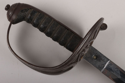 An 1827 Pattern Rifle Officers Sword of the Cambridge University Rifles c.1866-7 - 4